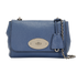 Small Lily, &pound;395, Handbags, Blue, Leather, Front view